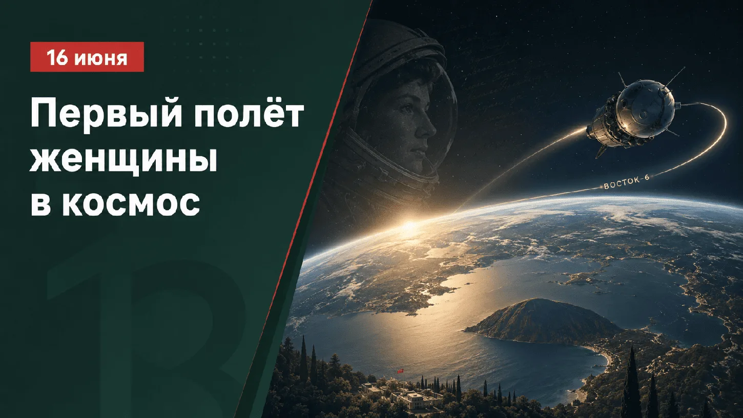 16 июня в истории – день, когда космос покорила женщина! Ярославна Валентина Владимировна ТЕРЕШКОВА!