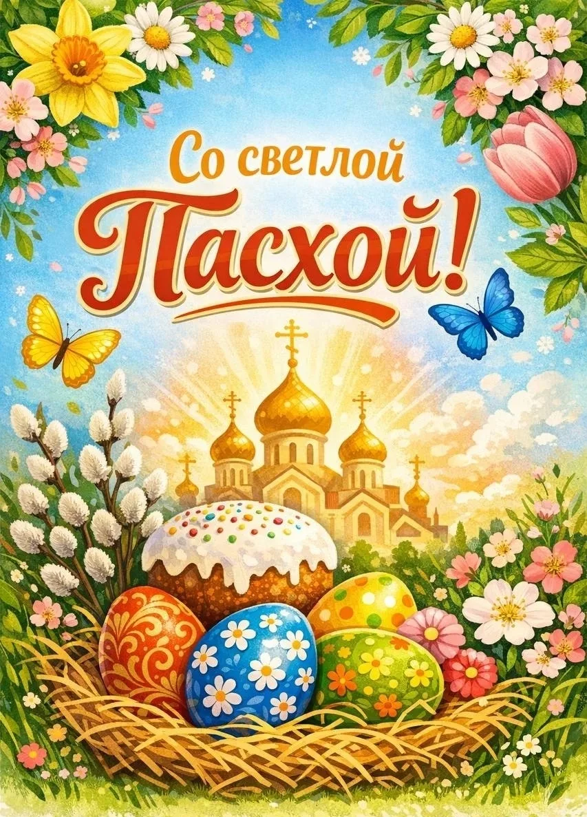 💫Пасха — праздник, объединяющий всю Россию  В нашей большой многонациональной  🇷🇺стране живут десятк