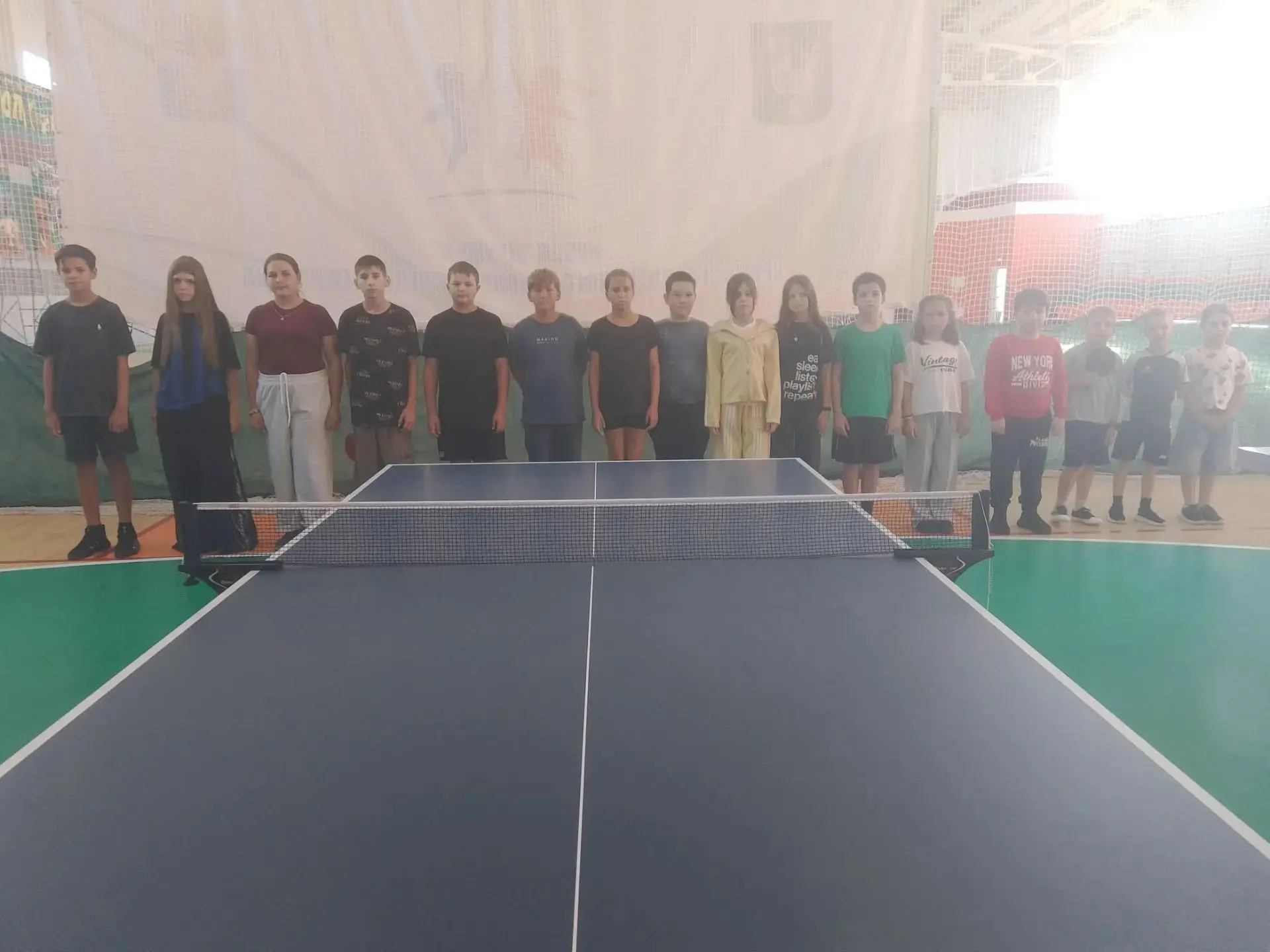 На базе ФОК " Кавказ " прошёл очередной тренировочный процесс по настольному теннису, к...