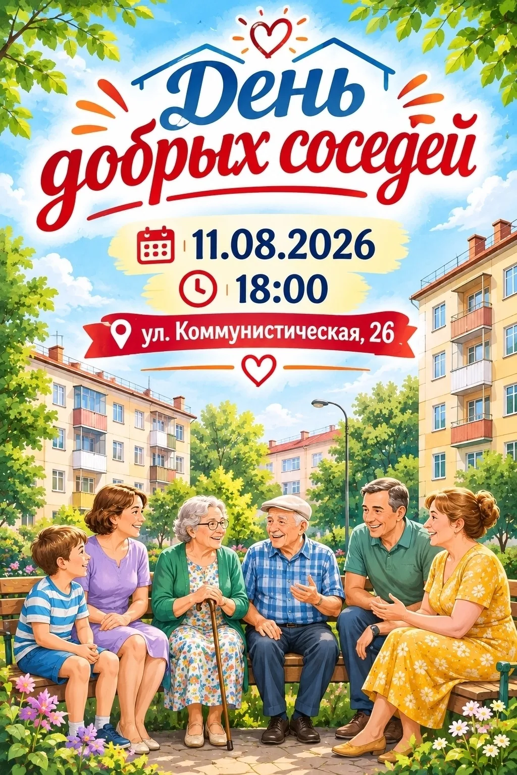 Районный Дом культуры объявил о старте сезона праздников «День добрых соседей» в Каменк...