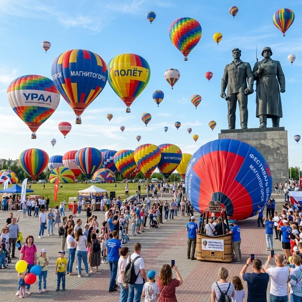🎈 Фестиваль воздушных шаров пройдет в Магнитогорске

С 16 по 21 июля на площади «Тыл — Фронту» жите