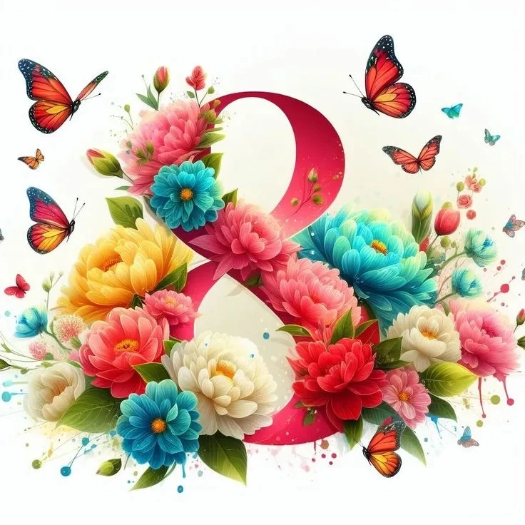 С праздником 8 Марта, дорогие женщины! 🌷  Пусть этот день подарит вам море цветов, нежных слов и теп