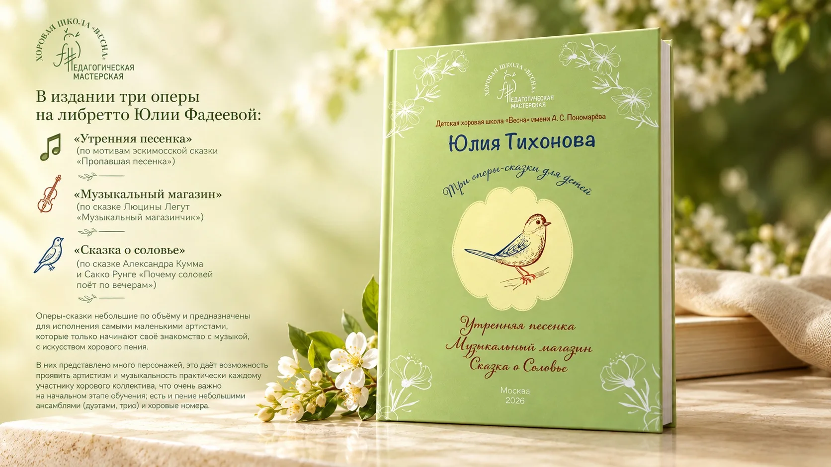 🎭 Оперы для самых маленьких: сборник Юлии Тихоновой уже в продаже!