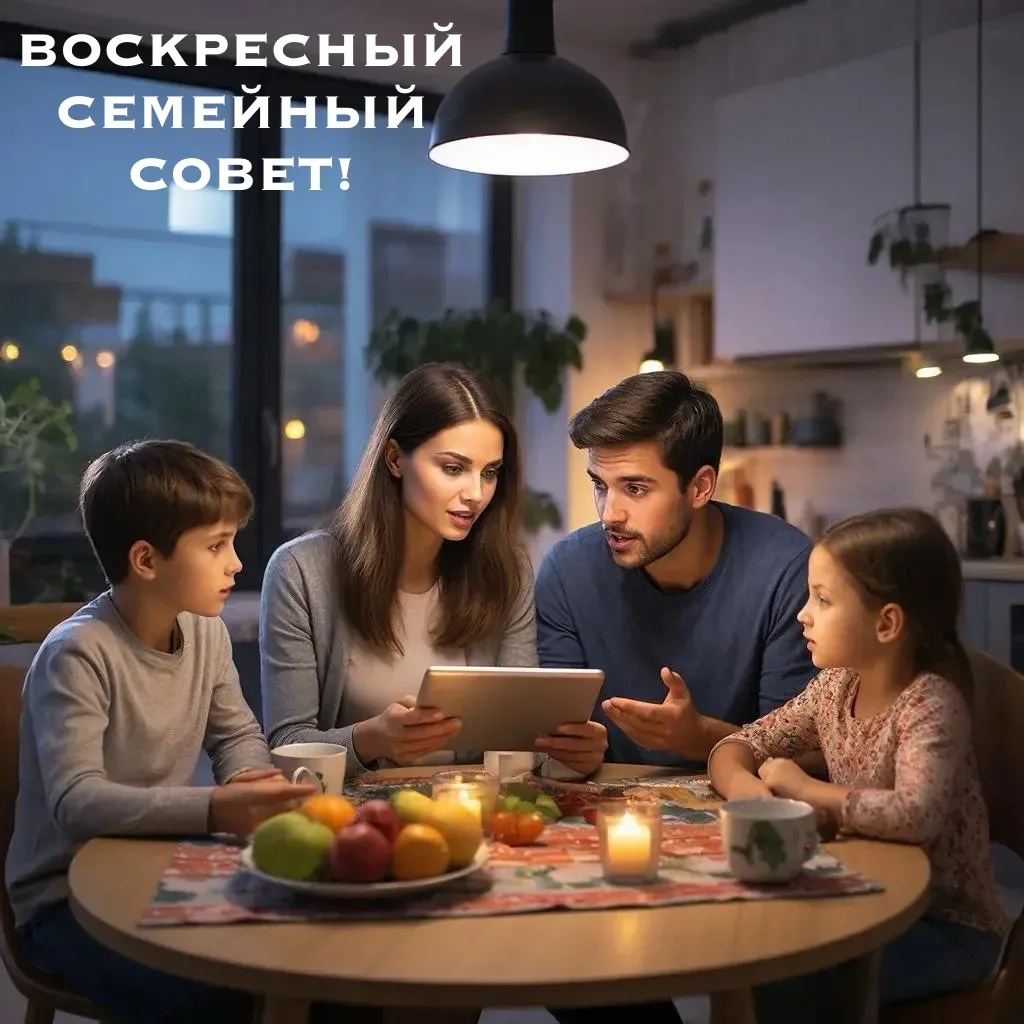 🗣️ ВОСКРЕСНЫЙ СЕМЕЙНЫЙ СОВЕТ:  20 МИНУТ КОТОРЫЕ МЕНЯЮТ НЕДЕЛЮ.  🧐 Семейная терапия (2026): семьи с р
