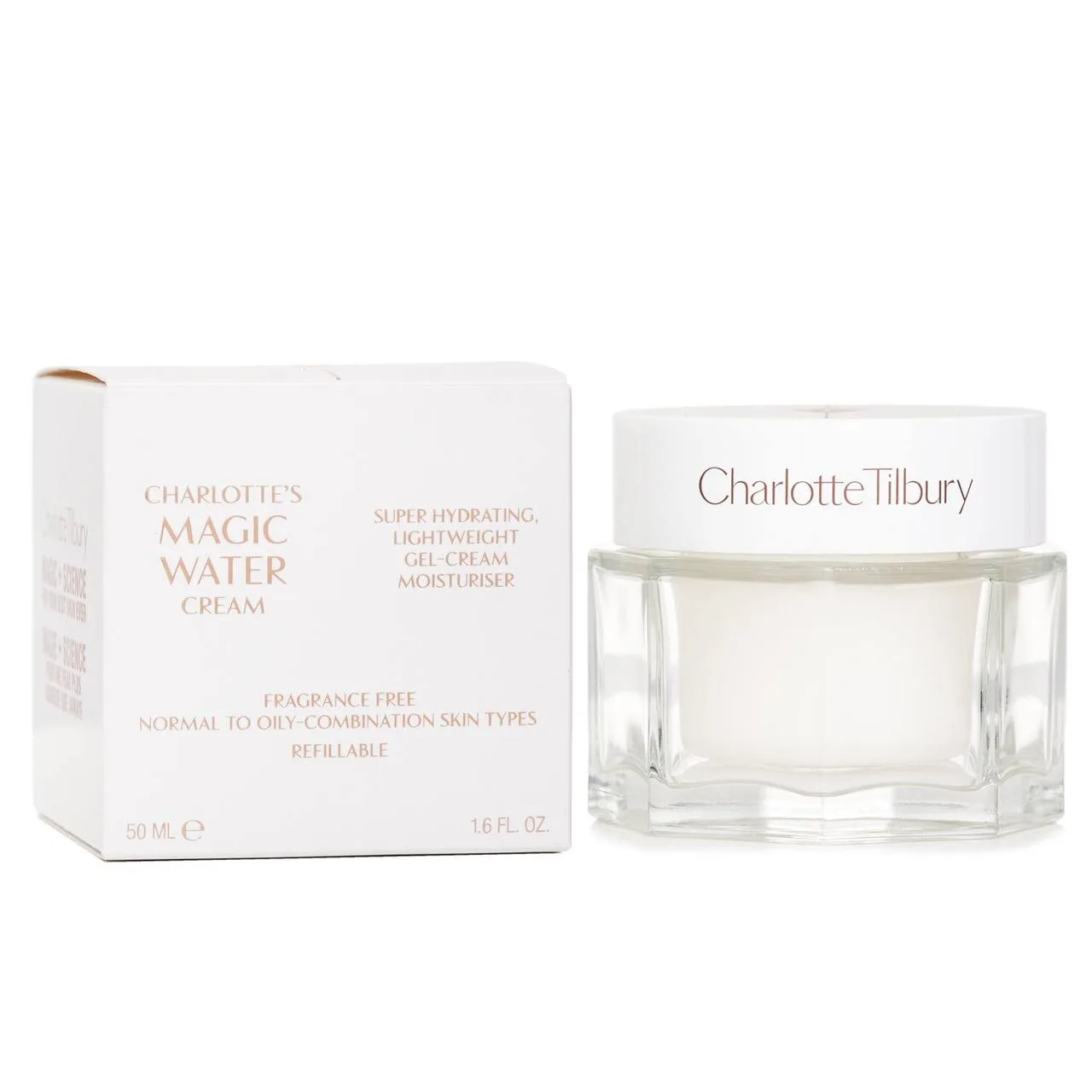 Обещал - рассказываю 😏  Charlotte Tilbury Charlotte’s Magic Water Cream (5к) реально волшебный, пото