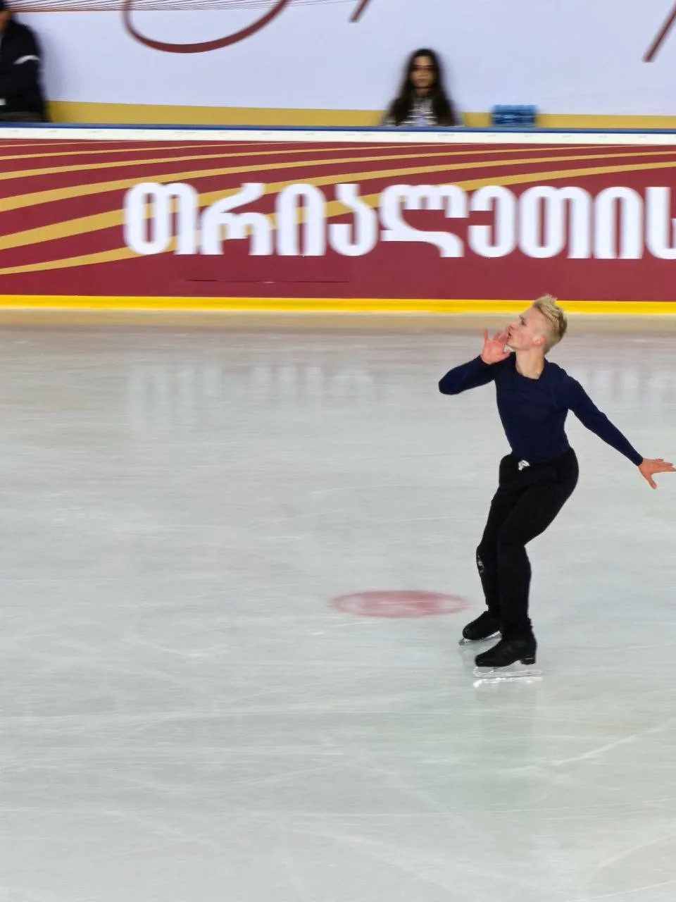Прогон произвольных программ наших парней на тренировке Trialeti Trophy 🇬🇪