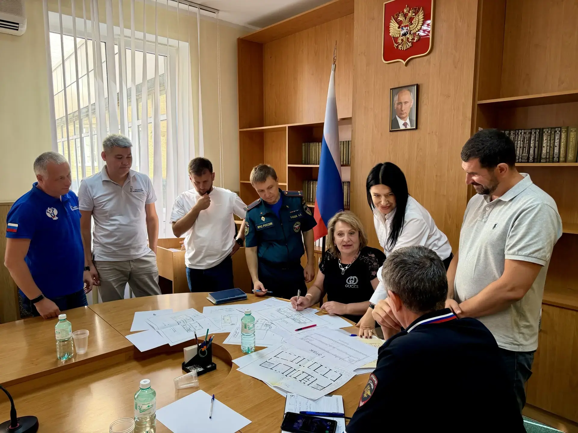В Управлении Судебного департамента в ДНР состоялось рабочее совещание с представителям...
