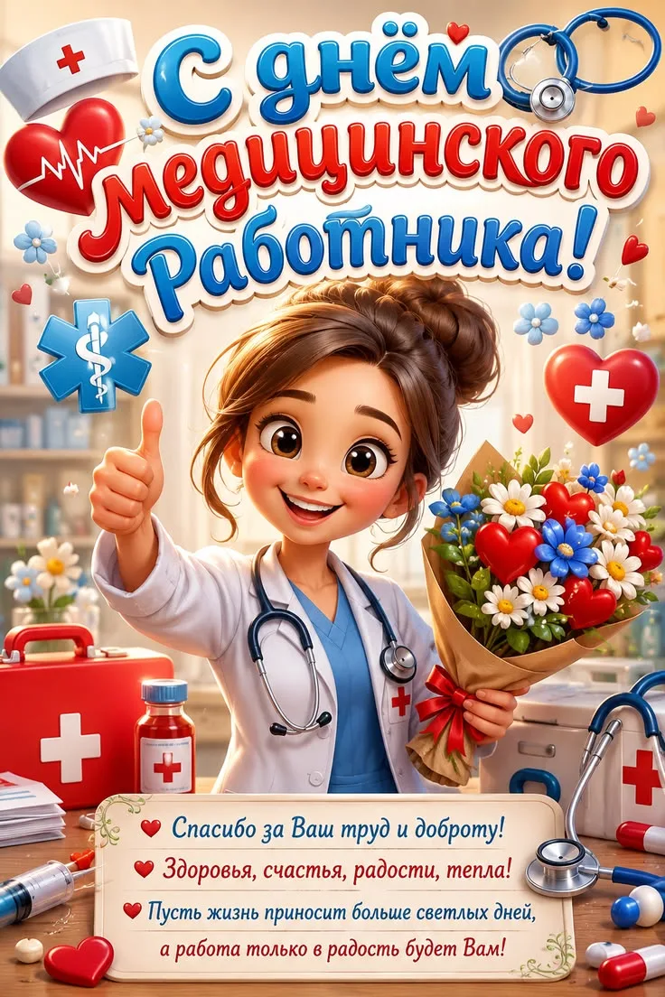 Профессий на свете много,
По-своему все важны,
Но тем, кто спасает больного,
Действительно нет цены.