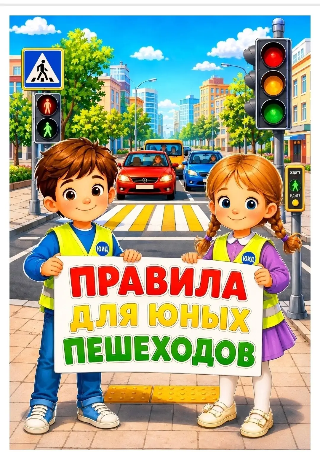 Безопасность!!!🚦Для ребёнка дорога - это сложный и непредсказуемый мир, задача взрослого - не прост