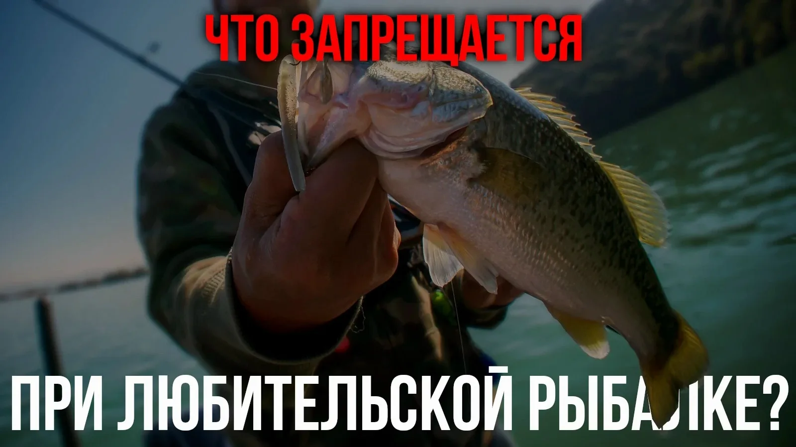 ‼ Что запрещается при любительской рыбалке?