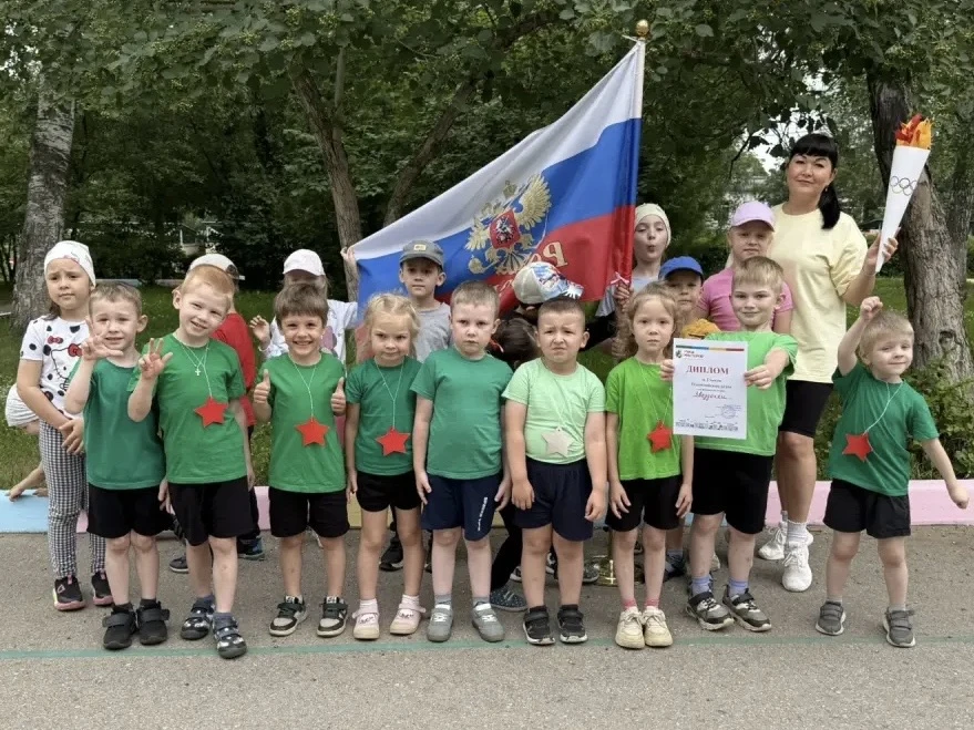 🏆⚽В нашем детском саду состоялось яркое мероприятие — «Олимпийские игры»🏒🎾

⛹️Ребята с огромным у