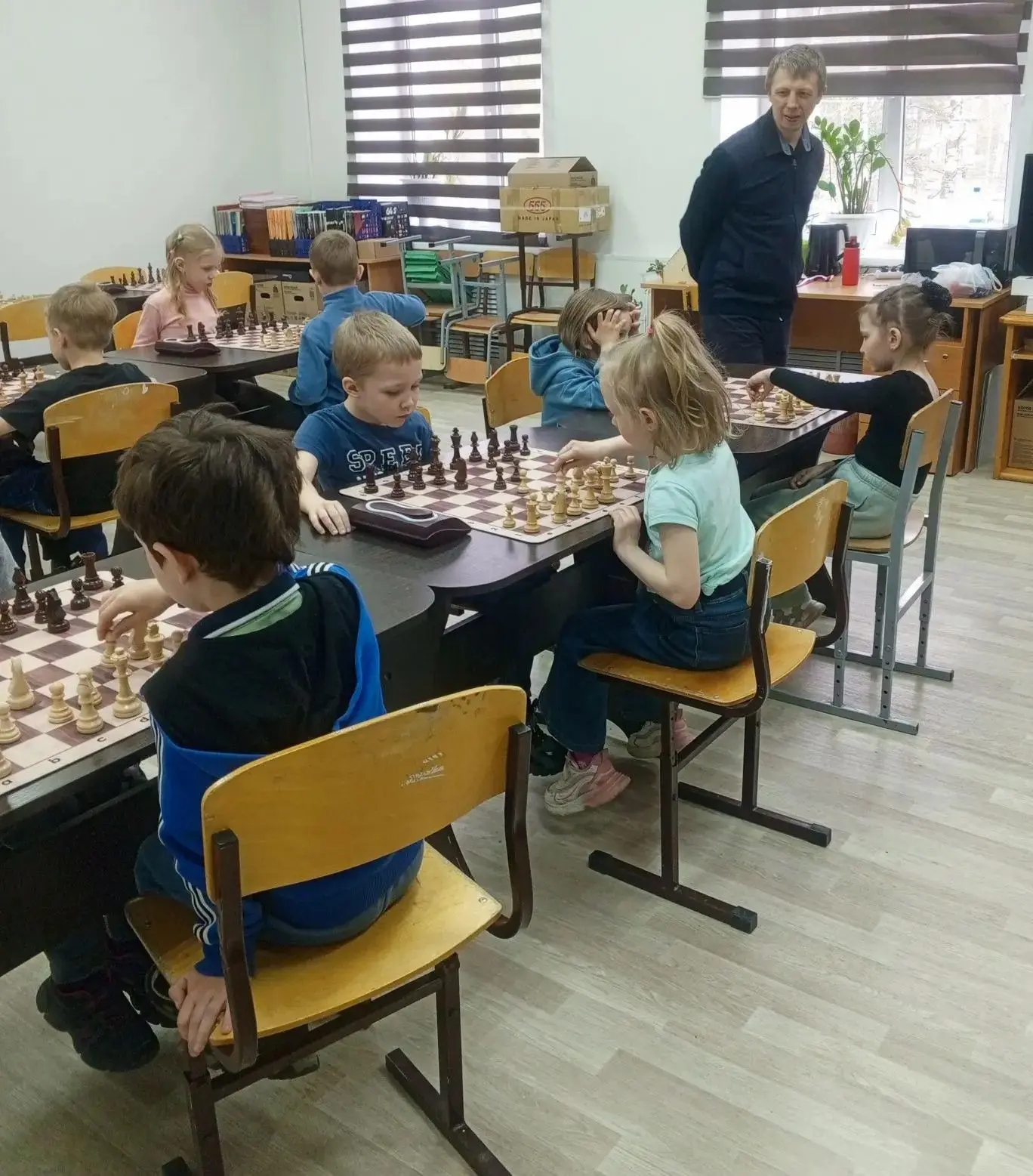 13-14 мая проходило Первенство города по быстрым шахматам. ♟️  В соревнованиях приняли ...
