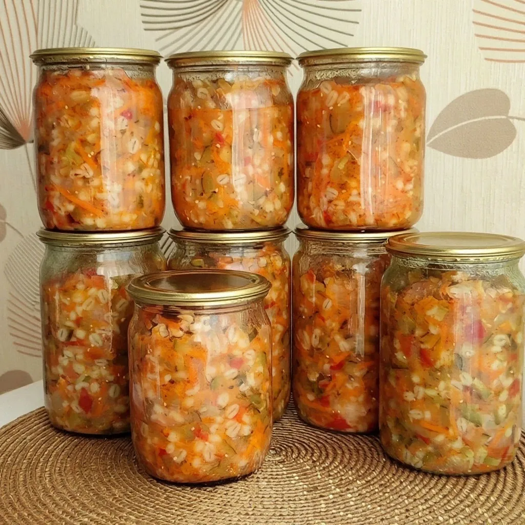 Рассольник на зиму с хреновыми огурцами 😉