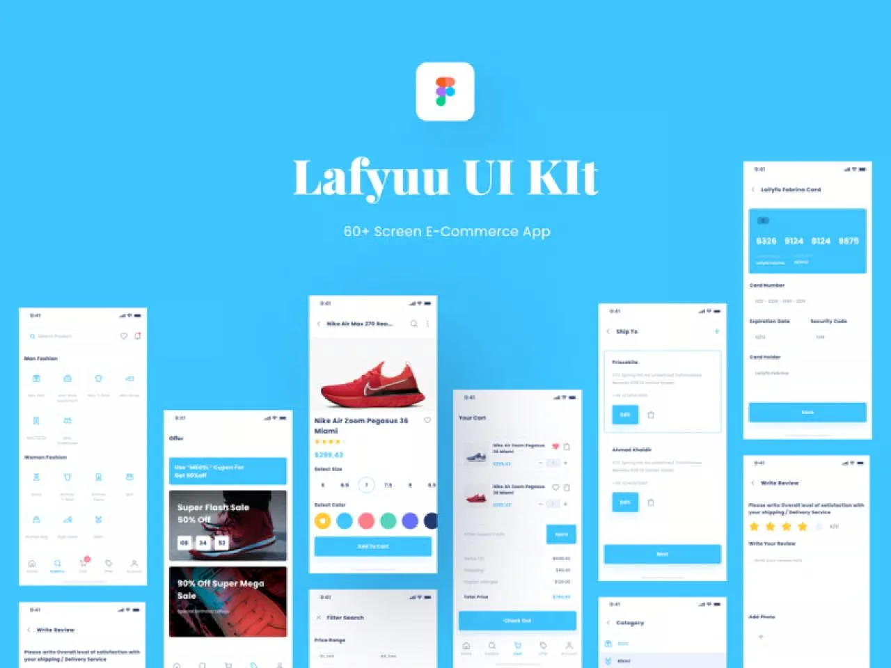 Lafyuu E-commerce UI Kit for Figma