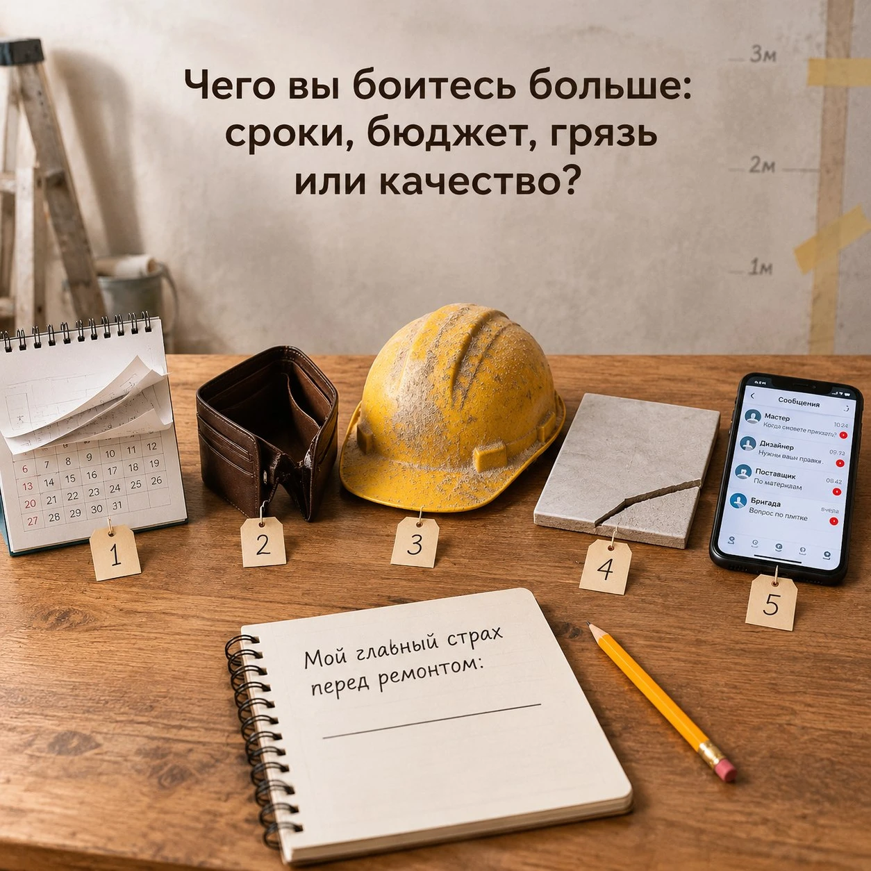 С чего начинается ремонт? Не с дизайн‑проекта и не с покупки материалов. С тревоги. Бюд...
