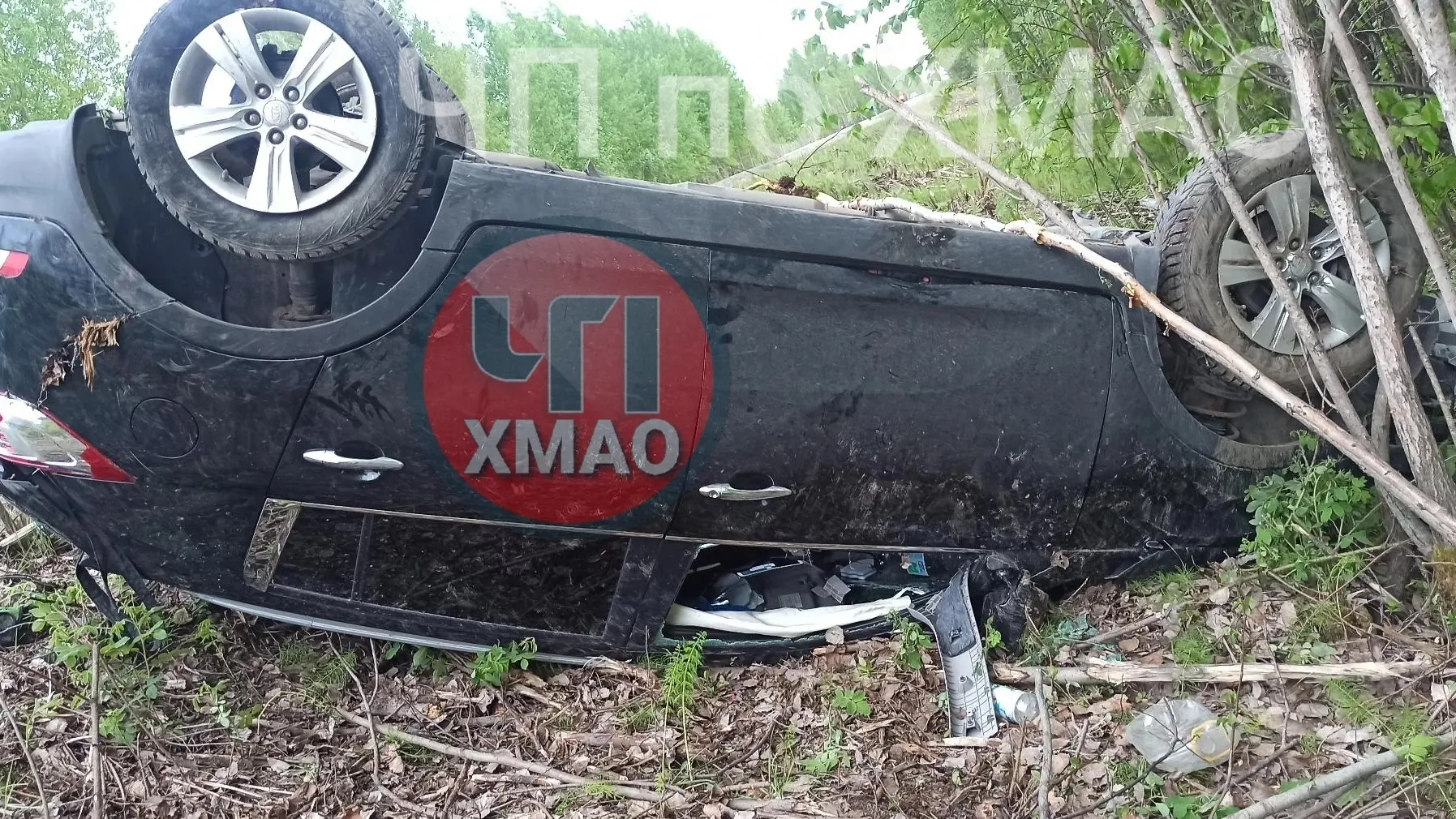 В Нижневартовском районе в автоаварии пострадали шесть человек