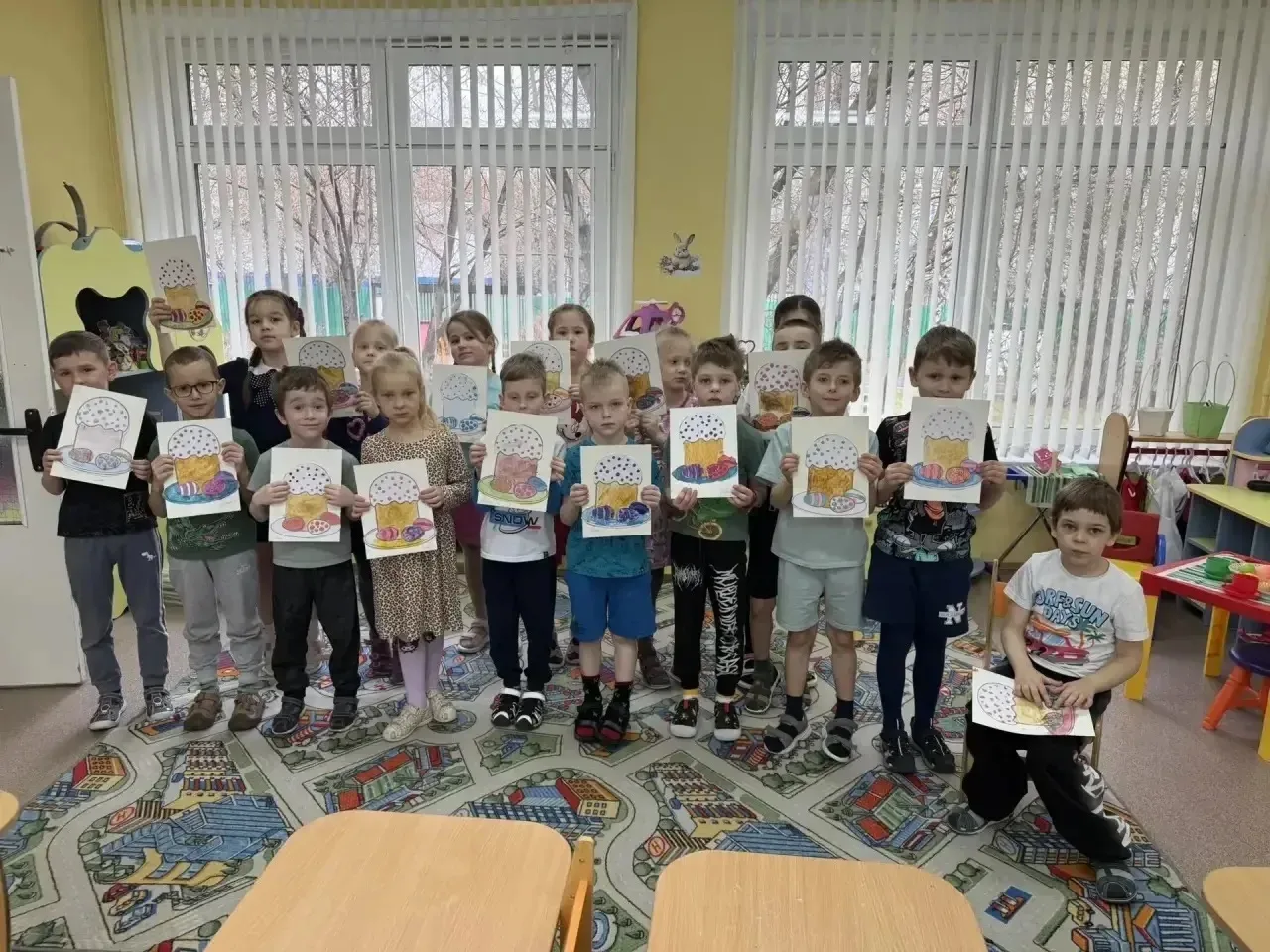 «Пасха» в дошкольных отделениях 🪺  Этот замечательный праздник вдохновил наших маленьких художников 
