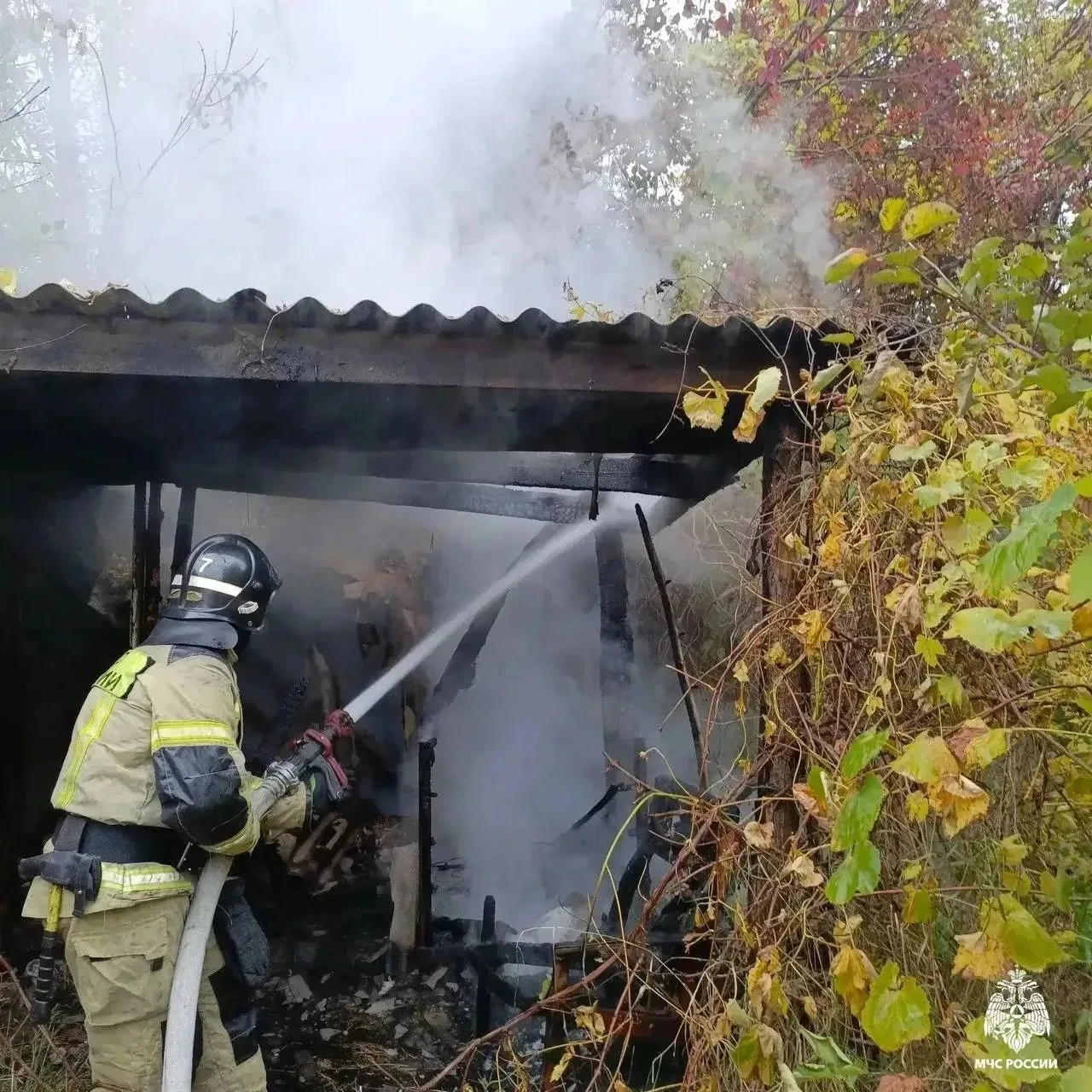 🔥 На Токарева сгорел сарай