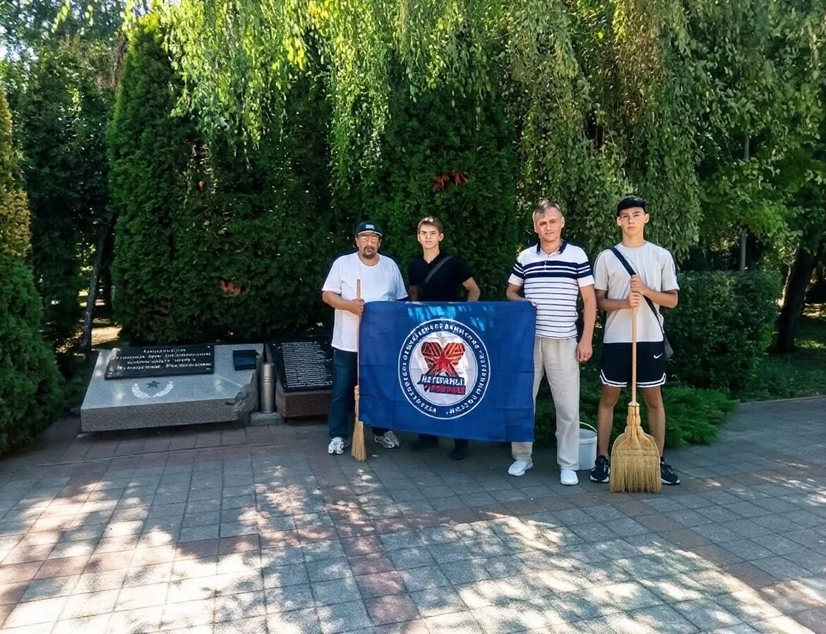 Благоустройство памятников — наш долг и память сердца ❤️🕊️