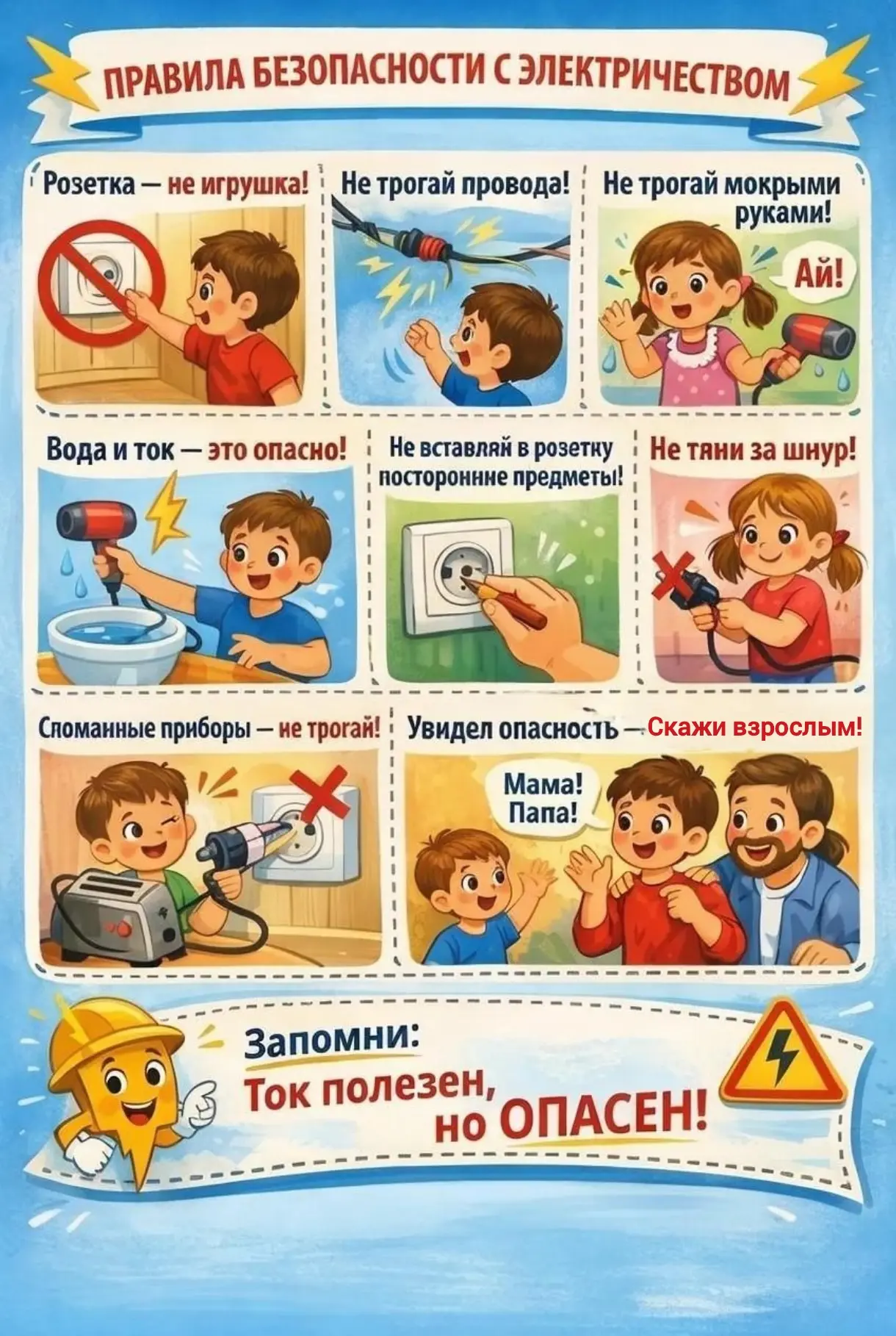Уважаемые родители!

В рамках недели безопасности в нашем детском саду мы провели с детьми беседу об