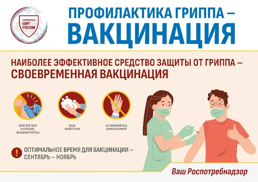 Меры профилактики гриппа и важности вакцинации!