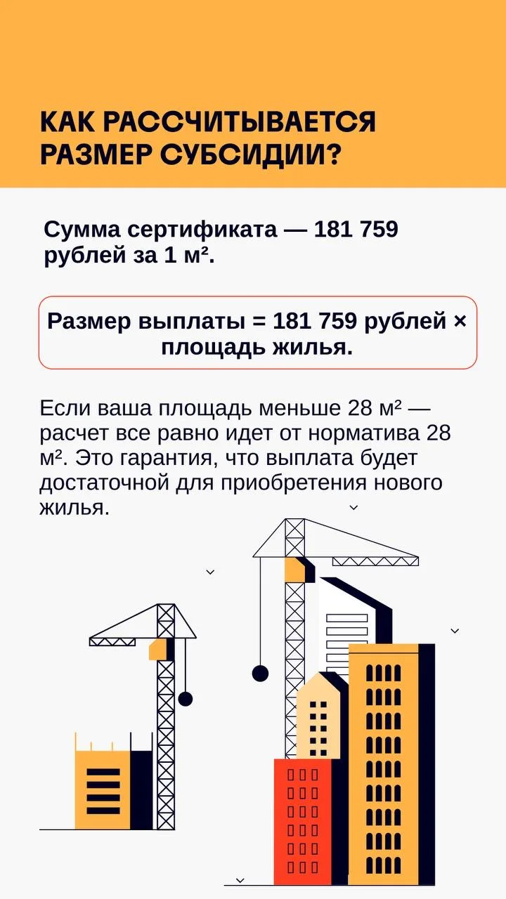 🏗 Расселение аварийного жилья — одна из наших приоритетных задач. Часть домов мы расселяем благодаря