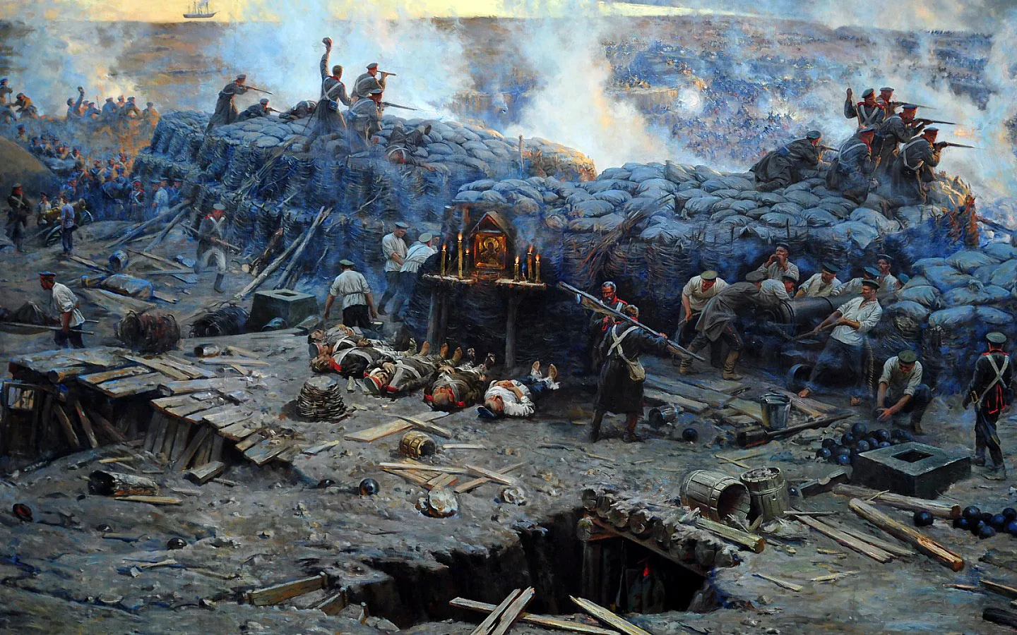 Панорама «Оборона Севастополя 1854–1855 годов», созданная Францем Рубо, получила серьез...