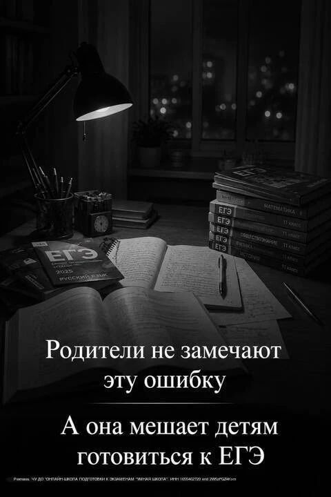 ❌ Ошибка, которую совершают большинство родителей выпускников.

Они думают, что ребёнку не хватает д