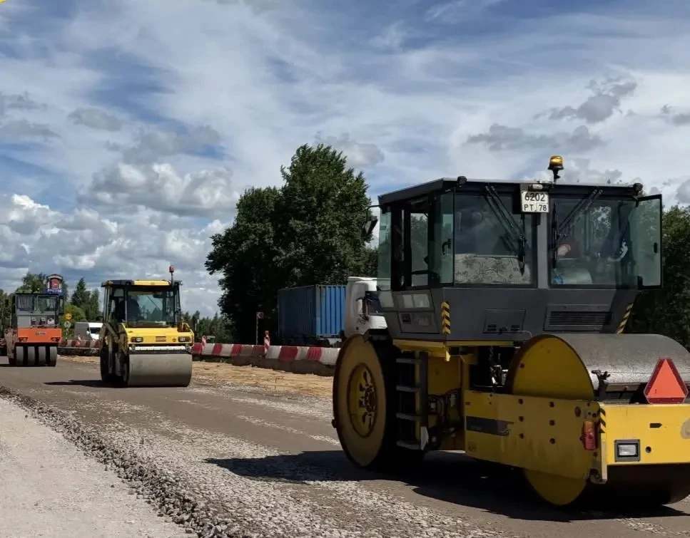 🚧 На трассе М8 у Ростова Великого расширяют движение до четырех полос