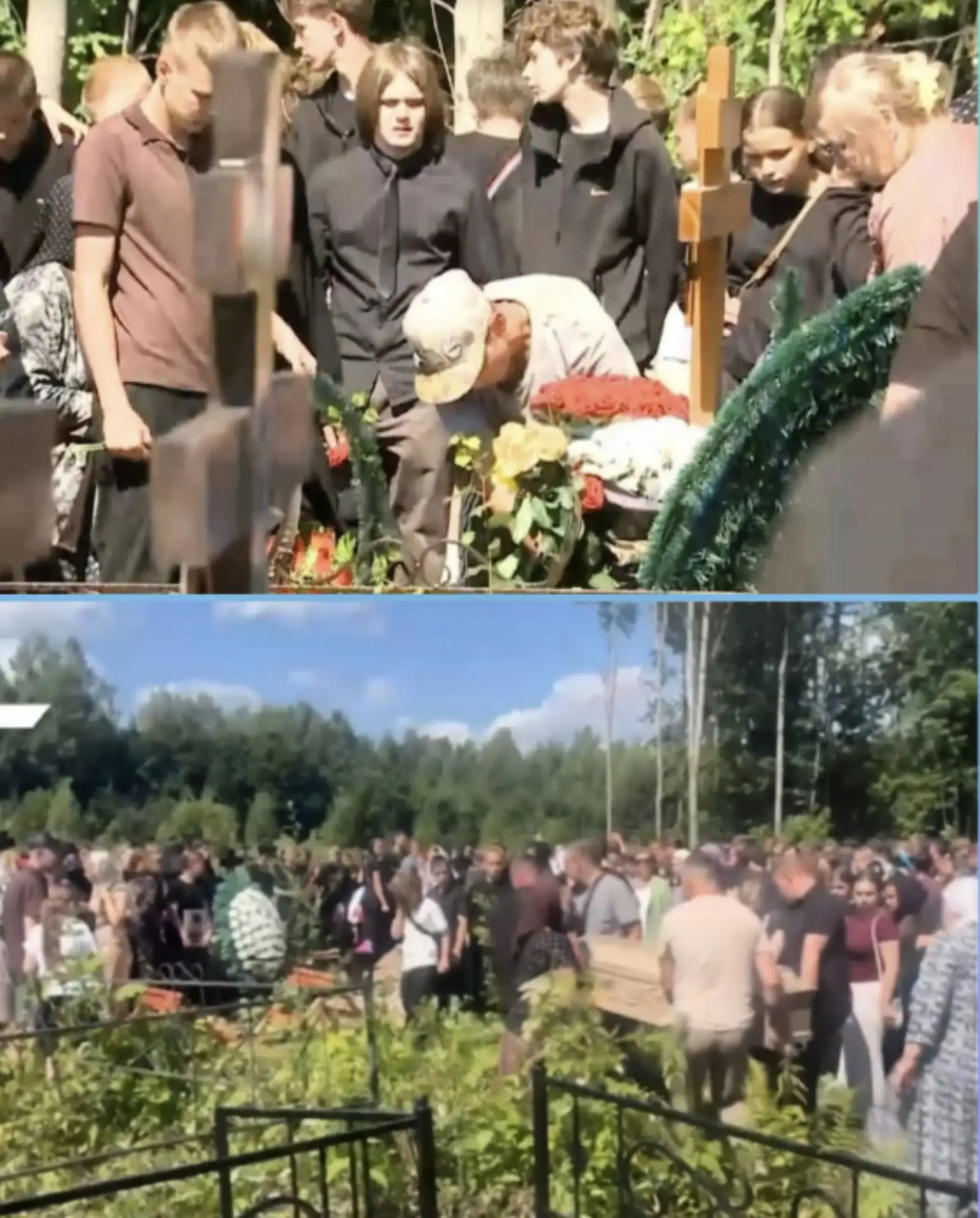 🙏В Волжске похоронили четверых подростков, погибших в страшной аварии в Зеленодольске. 

Земле пред
