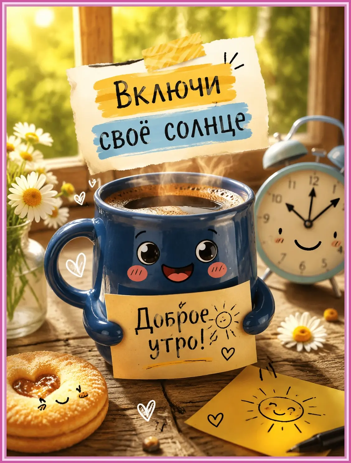 Пусть сегодня всё складывается легко, а мелкие радости встречаются на каждом шагу. Жела...