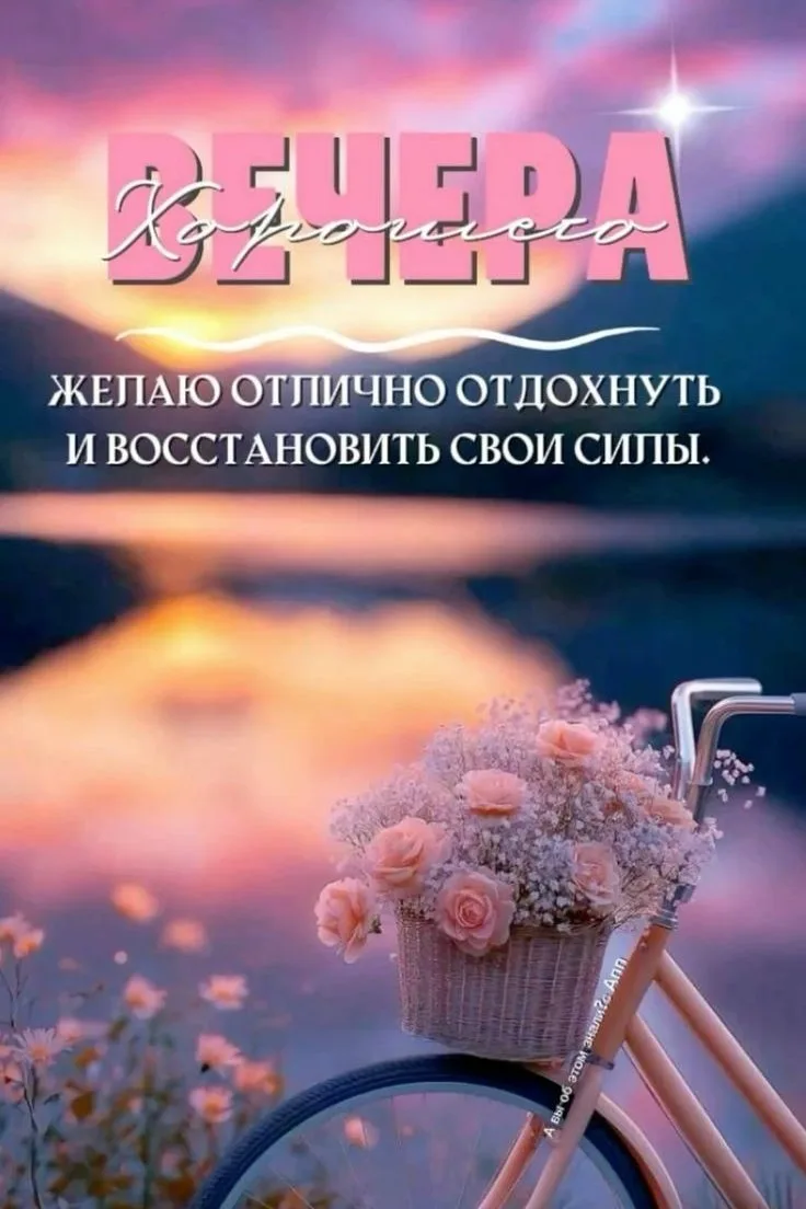 ✨#добрый_вечер

Красивые открытки 💌
⠀в Max | в Теlegram