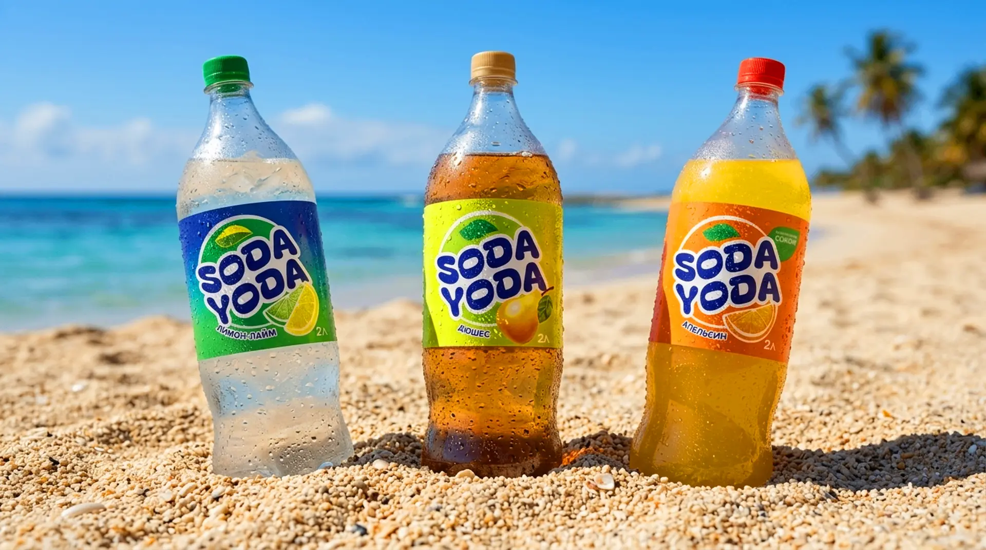 Освежающие напитки, которые спасут в летний зной🤩Soda Yoda — классика для ценителей газированной пр
