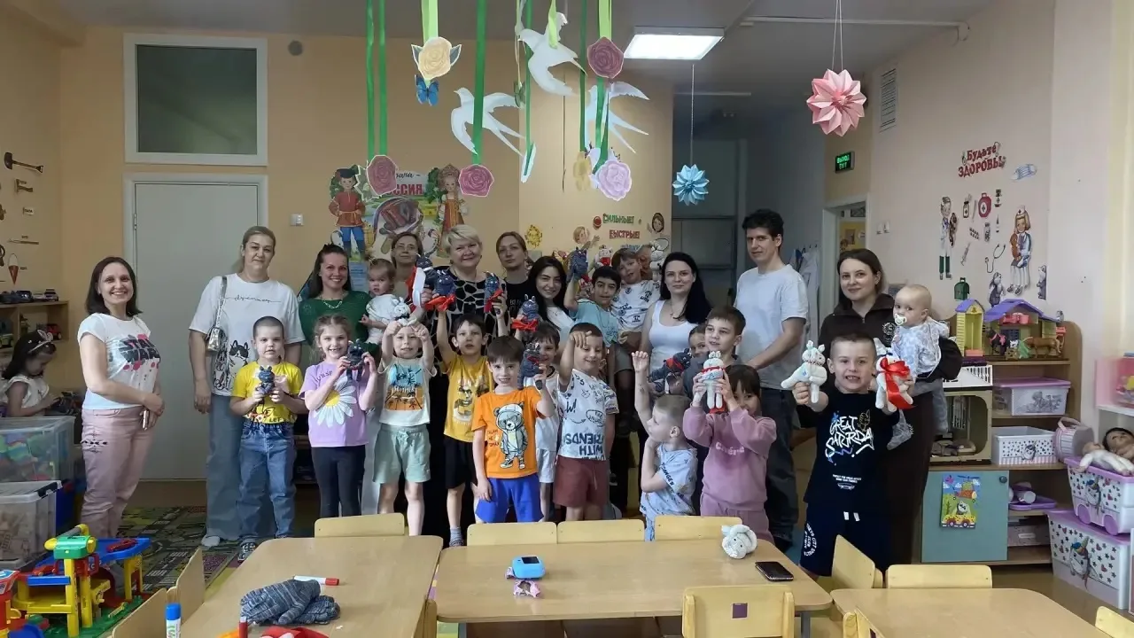 В старшей группе "Улыбка"