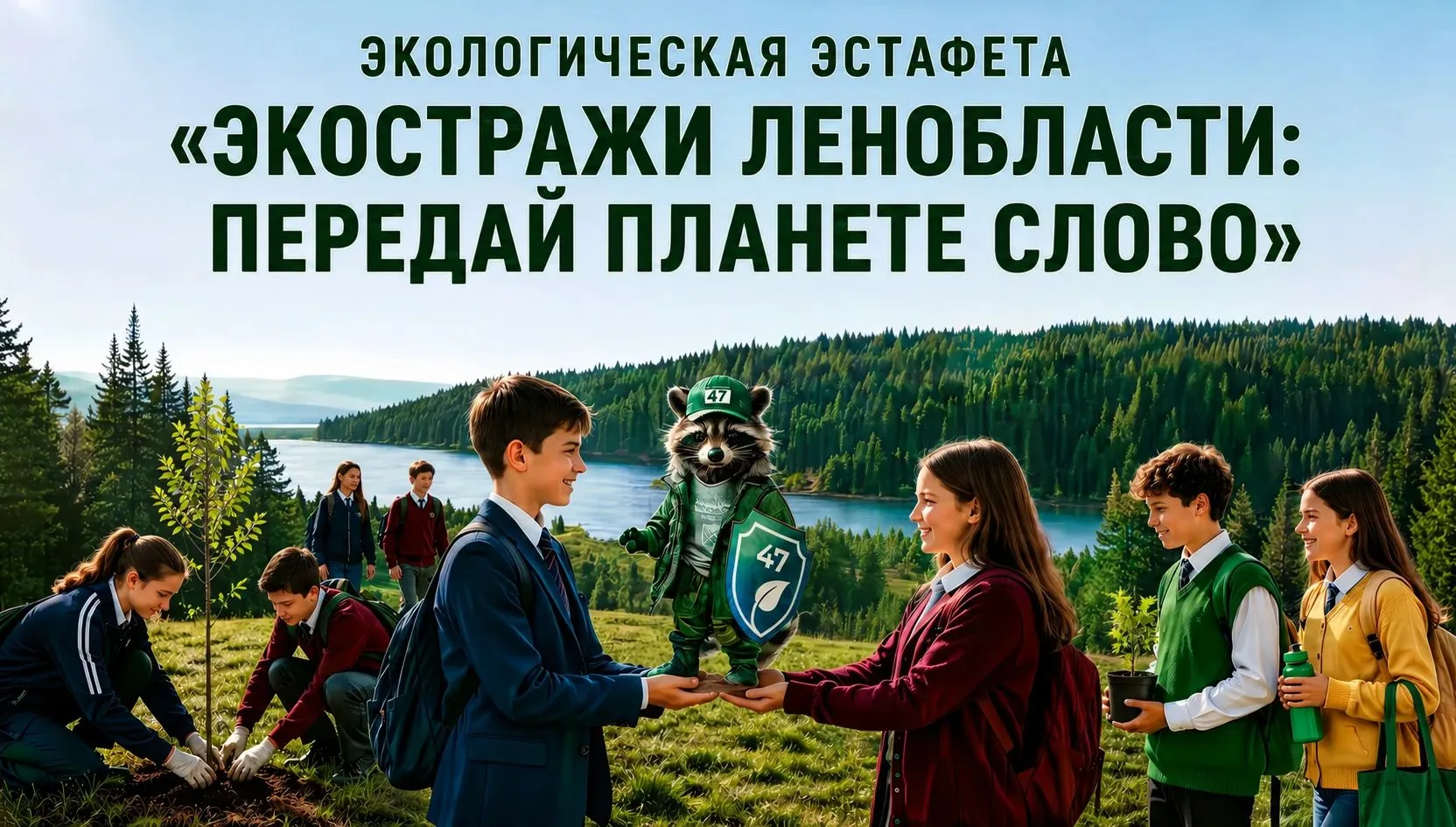 Получи енота — стань экостражем Ленобласти.