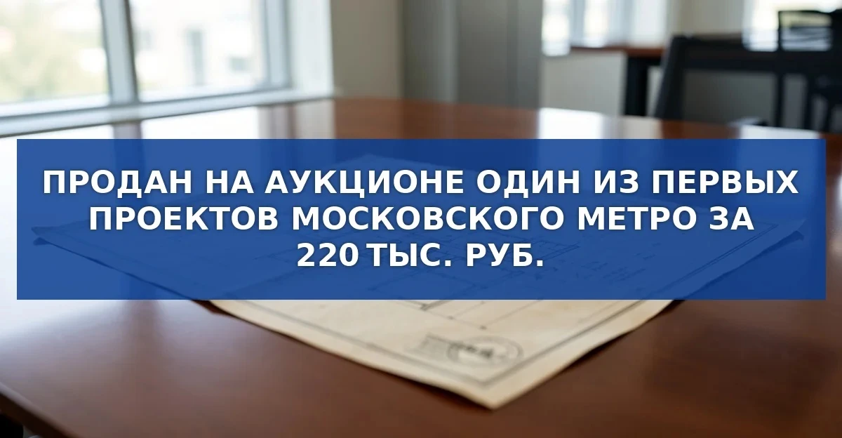 Исторический проект московского метро 1902 года