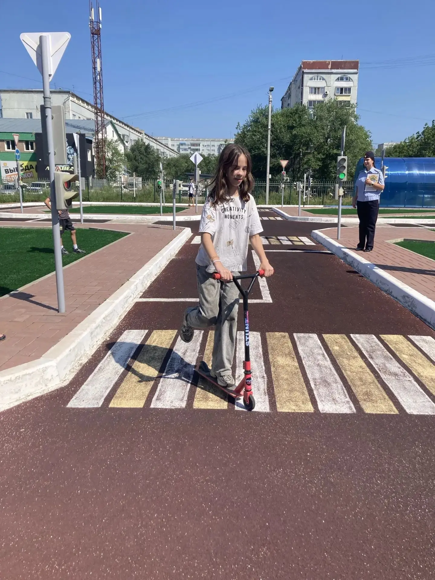 🚲 Летние тренировки для юных велосипедистов в автогородке! 🚲
