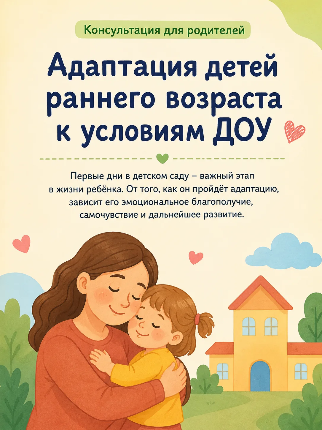 Консультация педагога-психолога Середа А.В.