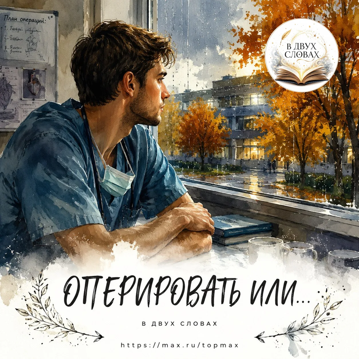 Андрей стоял у окна ординаторской в больнице скорой помощи. Моросил утренний дождь. Осе...