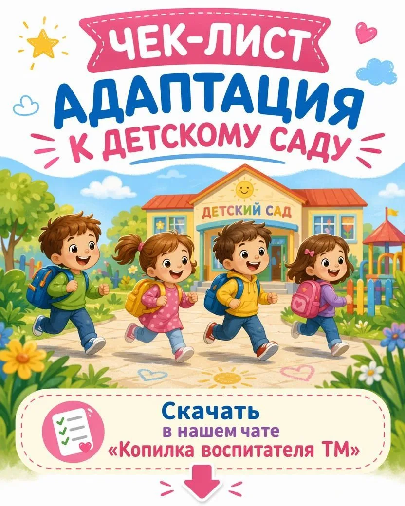 Чек-лист "Адаптация в детском саду". Скачать бесплатно  в нашем чате Вконтакте
Присоединяйтесь: 
htt