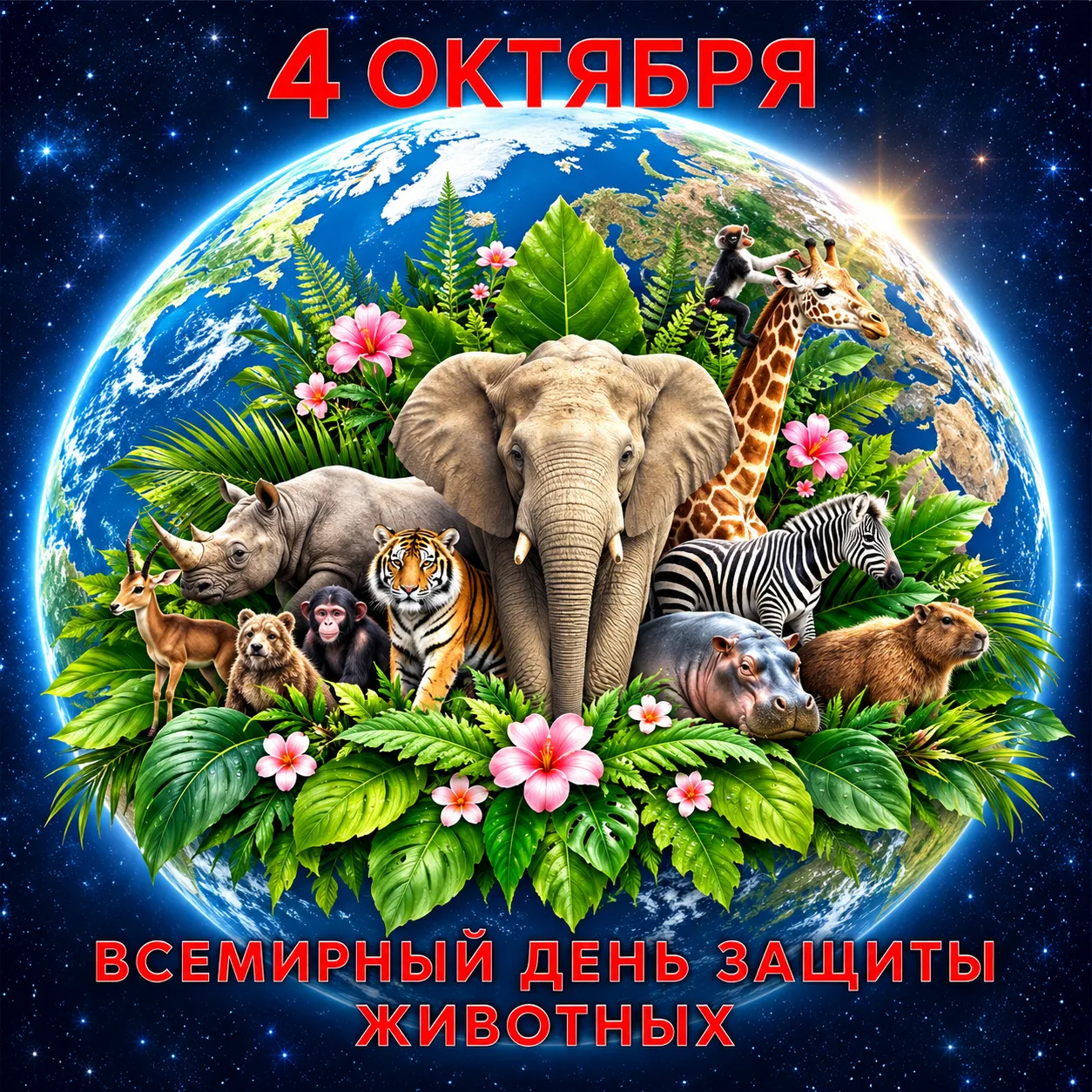 Со Всемирным днём защиты животных! 🐼