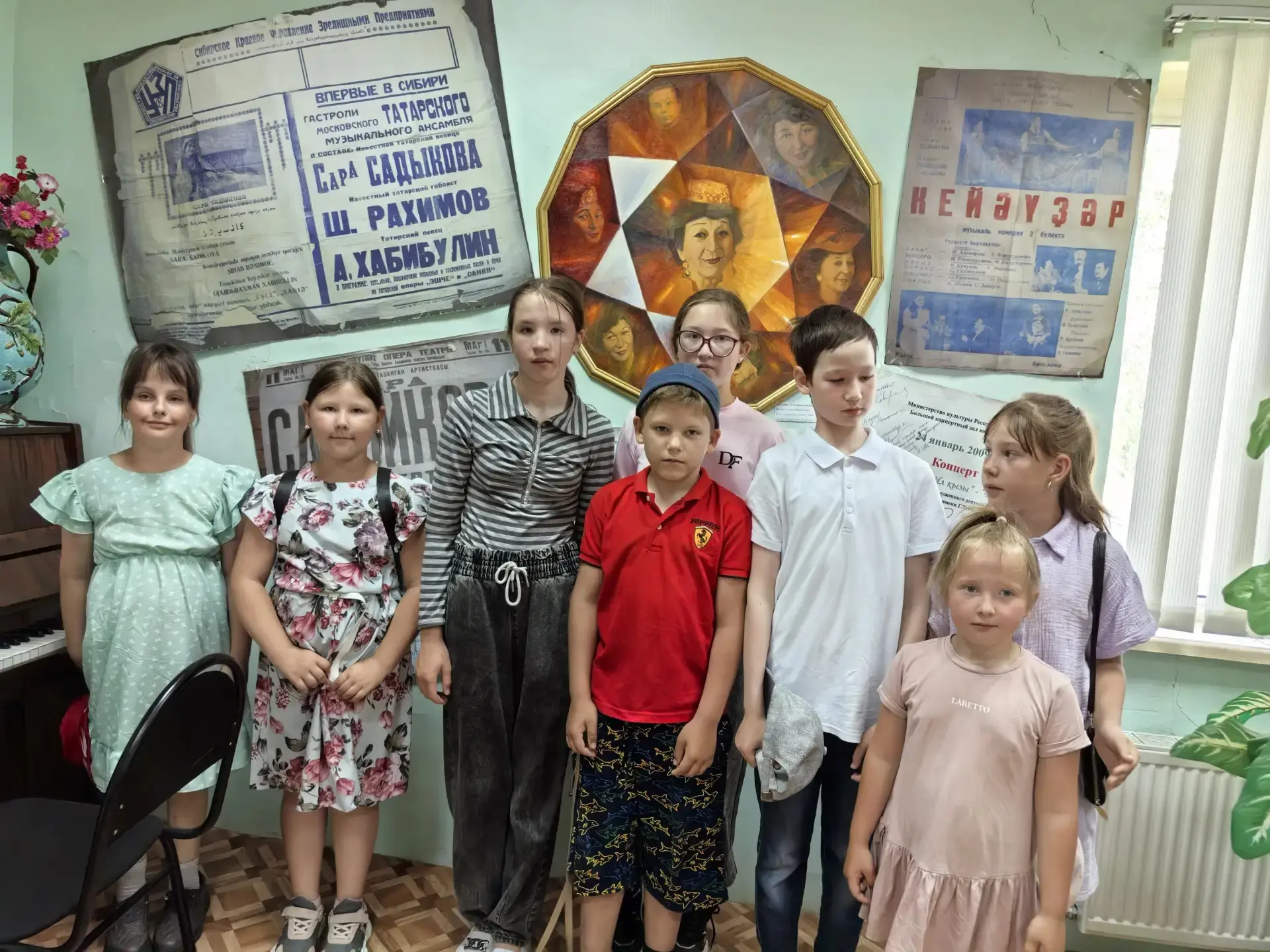 Бүген, 15 нче июнь көнне Сатмыш төп гомуми белем бирү мәктәбенең "Кояшкай" мәктәп лагерена йөрүче ба
