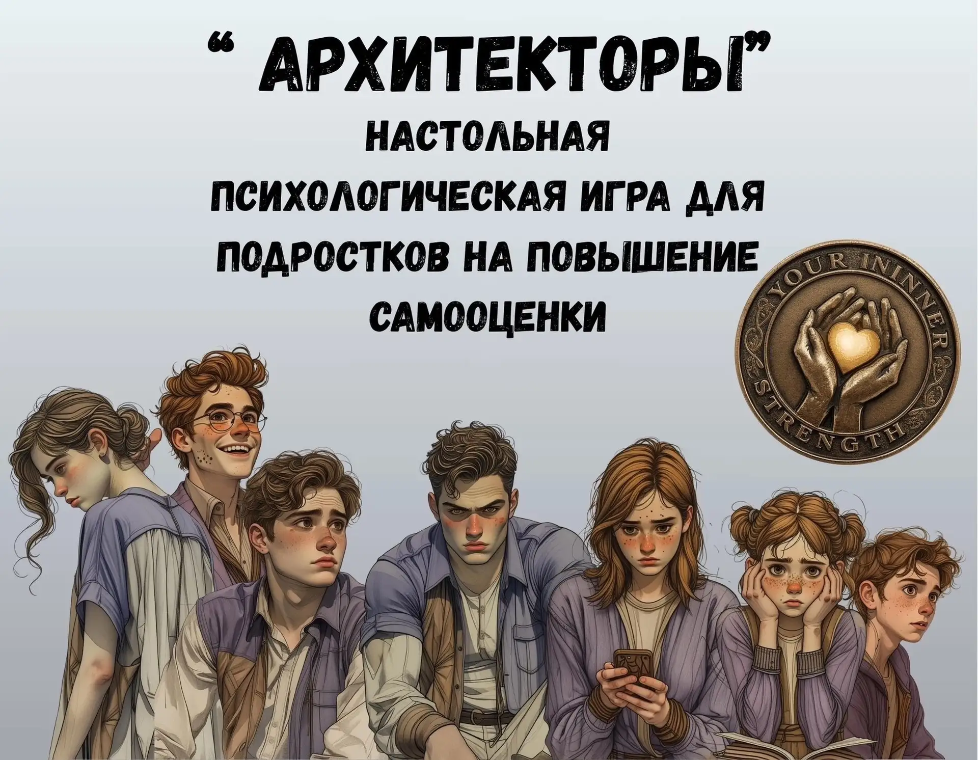 "АРХИТЕКТОРЫ"
‼настольная психологическая игра для подростков на повышение самооценки.
Количество иг