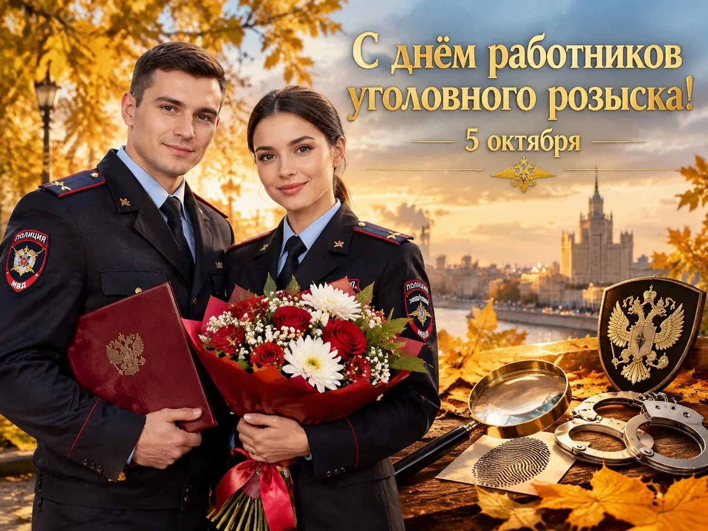 Ежегодно 5 октября в нашей стране сотрудники уголовного розыска отмечают свой профессио...