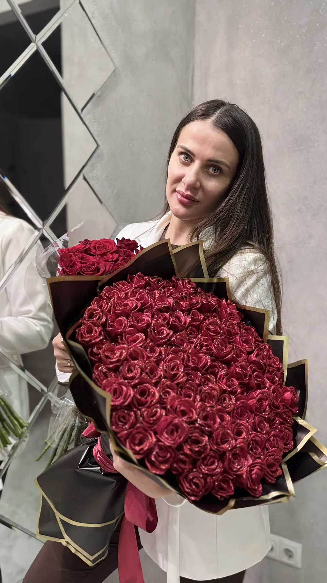 Моя дочь сделала этот букет для меня своими руками🥰😍😍😍