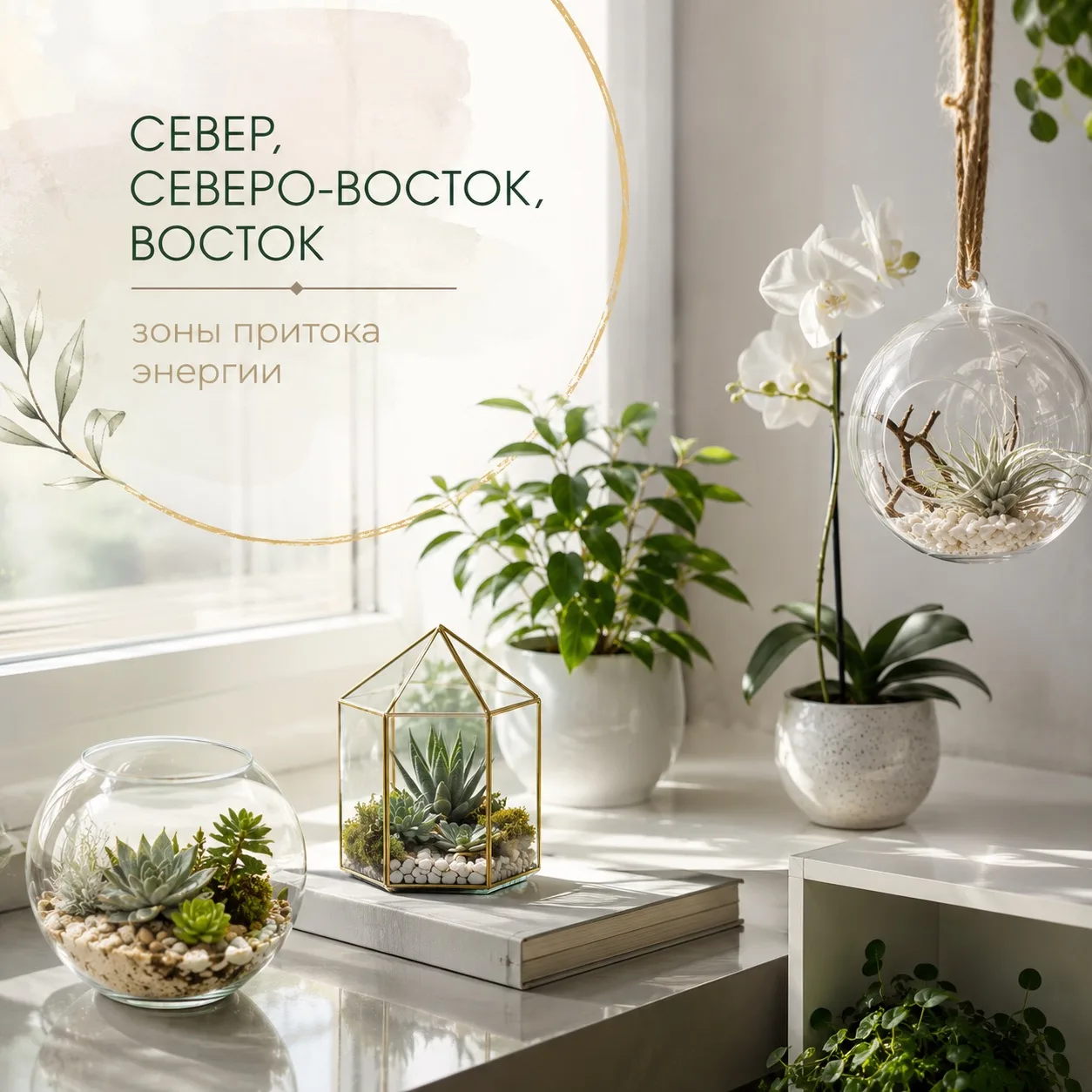 🌿 Обещала рассказать, где по Васту лучше размещать комнатные растения.

Если говорить коротко, то д