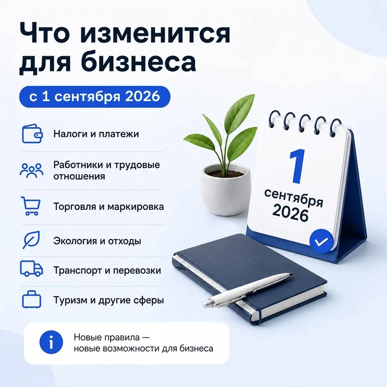 Что изменится для бизнеса с 1 сентября