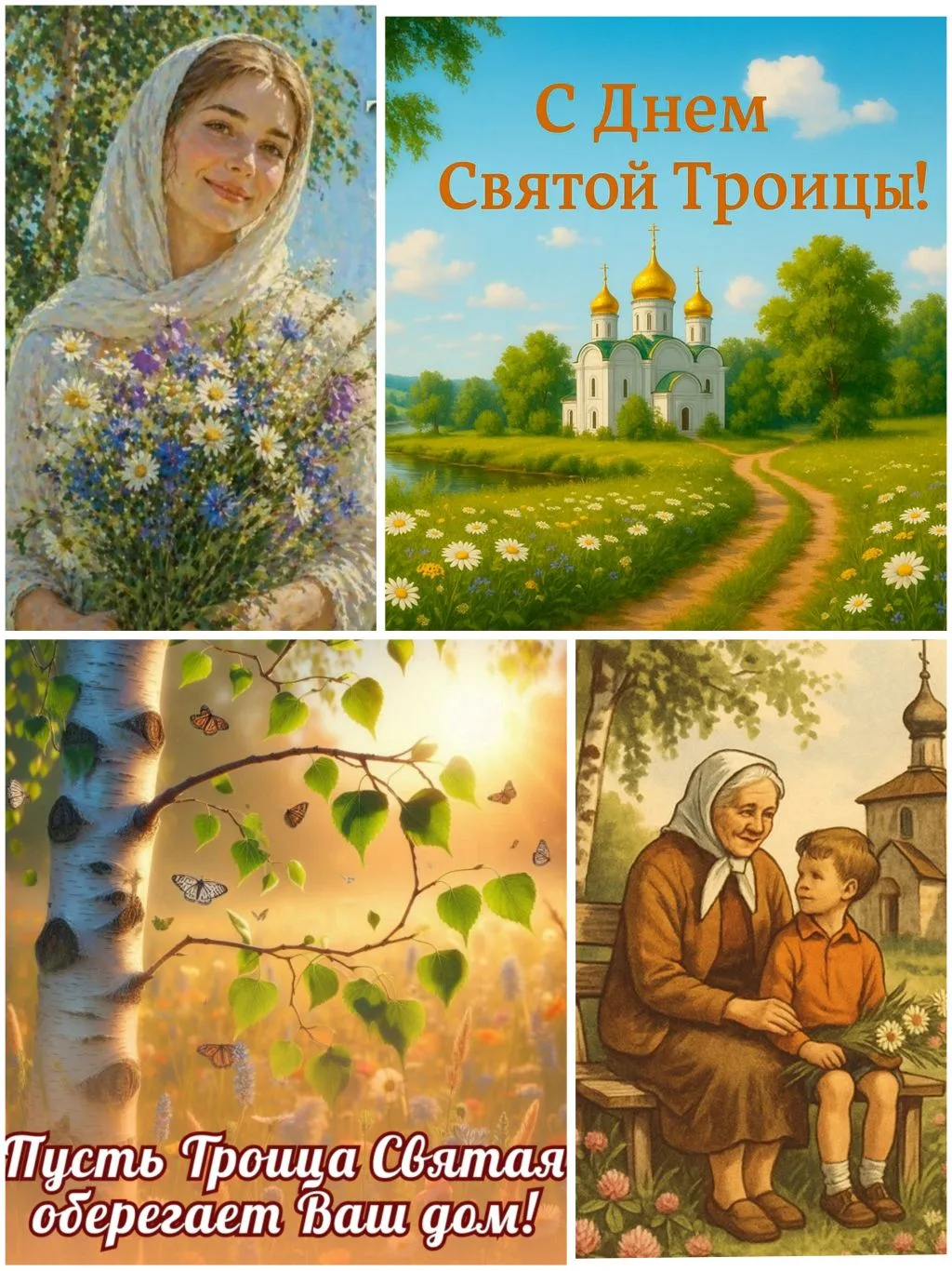 Дорогие друзья! Поздравляем со Святой Троицей!