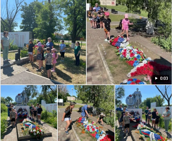 День памяти и скорби﻿Сегодня, на нашей летней площадке, совмество с СДК х.Арпачин, прошёл митинг, по