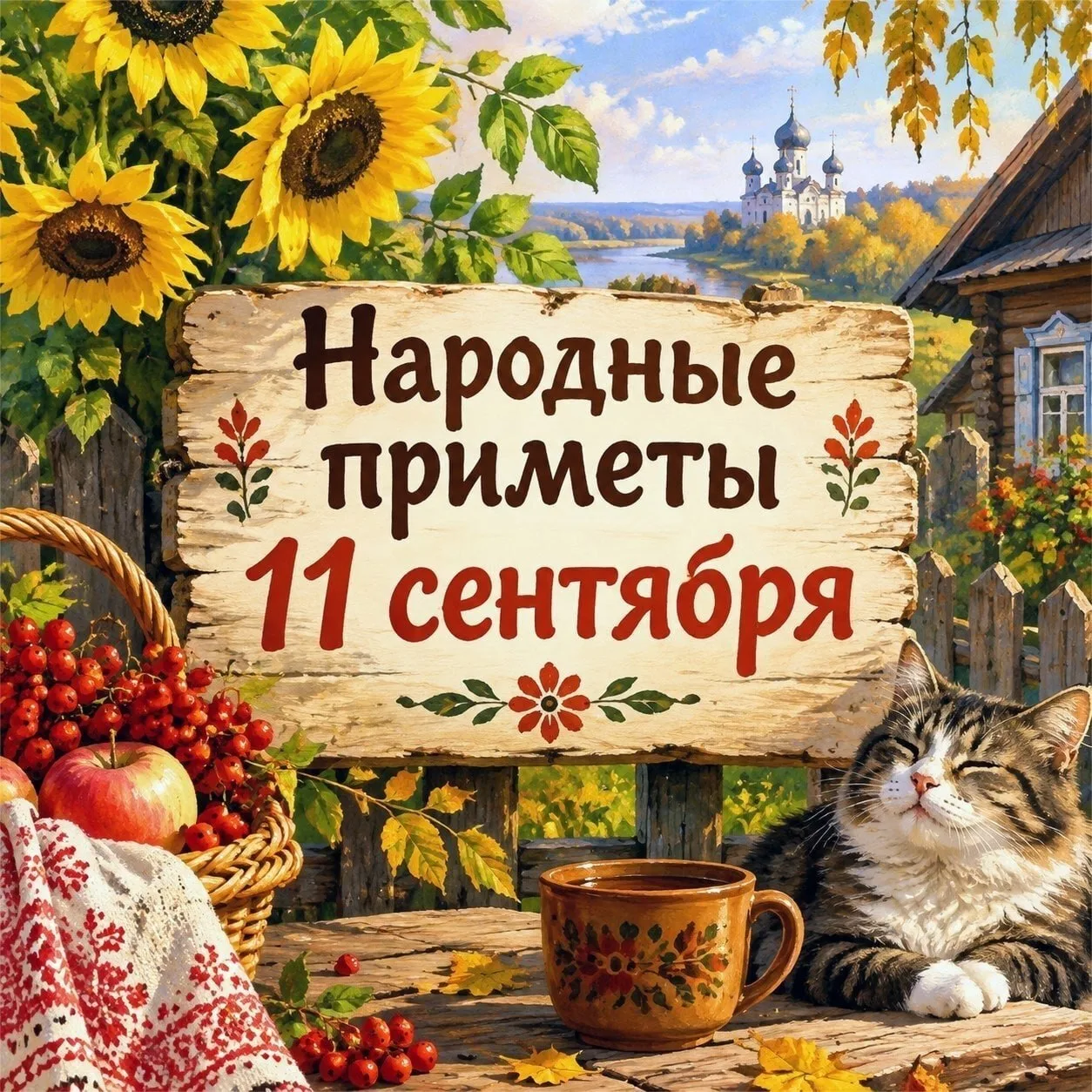 🌿 Народные приметы 11 сентября — Иван Постный 🌿